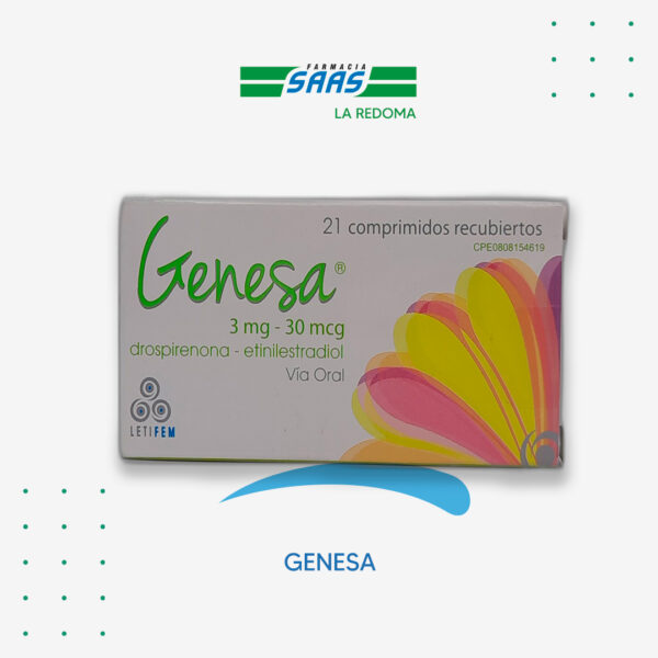 Genesa Comp 3 Mg/ 30 MCG x 21